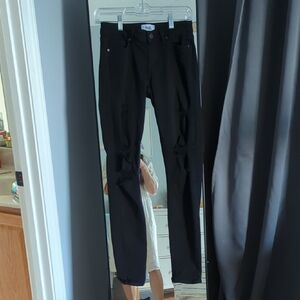 PAIGE Size 26 Black Denim Jeans (fits a XS)